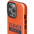NFL Denver Broncos Orange Performance Series iPhone 15 Pro Impact Case