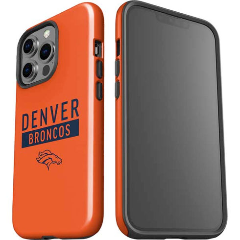 NFL Denver Broncos Orange Performance Series iPhone 15 Pro Impact Case
