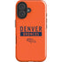 NFL Denver Broncos Orange Performance Series iPhone 16 Impact Case