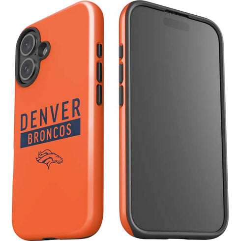 NFL Denver Broncos Orange Performance Series iPhone 16 Impact Case
