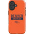 NFL Denver Broncos Orange Performance Series iPhone 16 Plus Impact Case