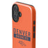NFL Denver Broncos Orange Performance Series iPhone 16 Plus Impact Case
