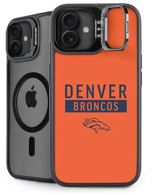 NFL Denver Broncos Orange Performance Series iPhone 16 Plus Kickstand Case