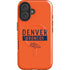 NFL Denver Broncos Orange Performance Series iPhone 16 Plus Magsafe Impact Case