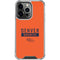 NFL Denver Broncos Orange Performance Series iPhone 16 Pro Clear Case