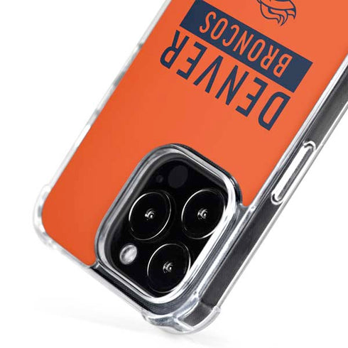 NFL Denver Broncos Orange Performance Series iPhone 16 Pro MagSafe Case