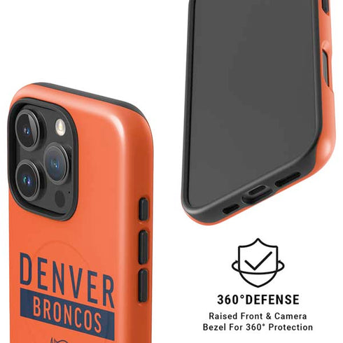NFL Denver Broncos Orange Performance Series iPhone 16 Pro Magsafe Impact Case