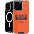 NFL Denver Broncos Orange Performance Series iPhone 16 Pro Max MagSafe Case