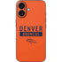 NFL Denver Broncos Orange Performance Series iPhone 16 Skin