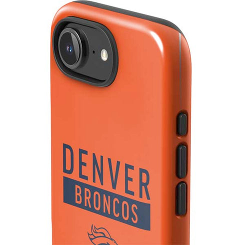NFL Denver Broncos Orange Performance Series iPhone 16e Impact Case