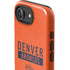 NFL Denver Broncos Orange Performance Series iPhone 16e Impact Case