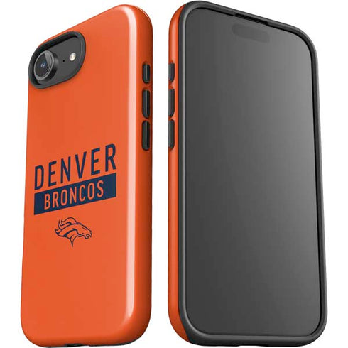 NFL Denver Broncos Orange Performance Series iPhone 16e Impact Case