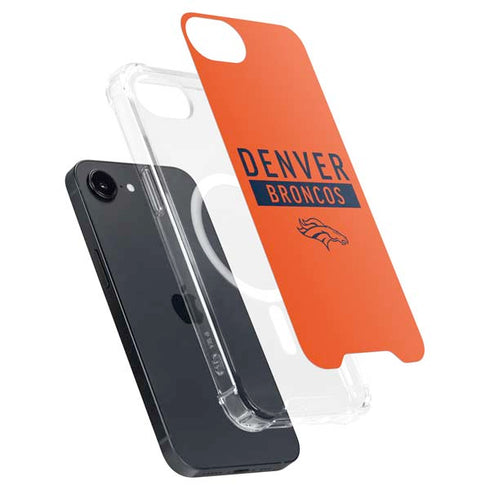NFL Denver Broncos Orange Performance Series iPhone 16e MagSafe Case