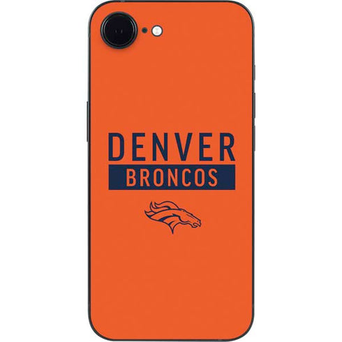 NFL Denver Broncos Orange Performance Series iPhone 16e Skin
