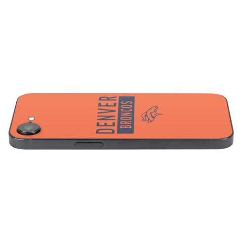 NFL Denver Broncos Orange Performance Series iPhone 16e Skin