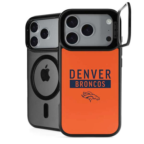 NFL Denver Broncos Orange Performance Series iPhone 18 Pro Kickstand Case