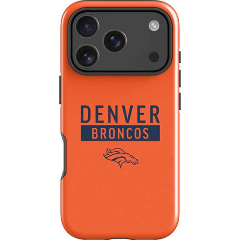 NFL Denver Broncos Orange Performance Series iPhone 18 Pro Max Impact Case