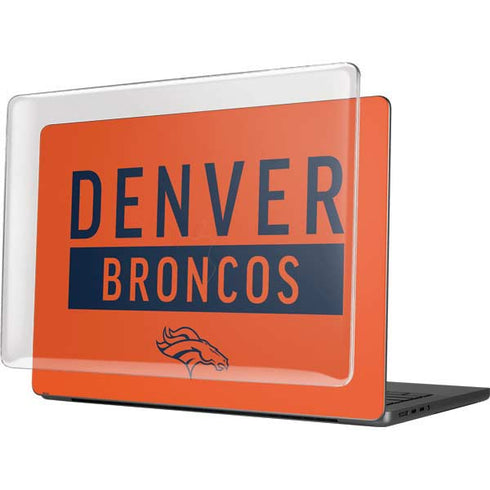 NFL Denver Broncos Orange Performance Series MacBook Pro 14in (2021-24) Case plus Skin