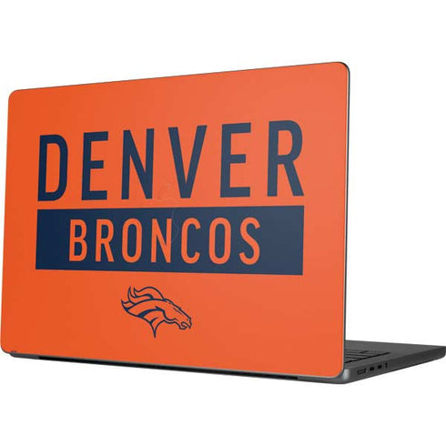 NFL Denver Broncos Orange Performance Series Apple MacBook Pro 14-inch Skin