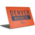 NFL Denver Broncos Orange Performance Series MacBook Skins