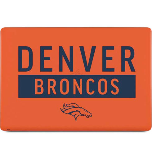 NFL Denver Broncos Orange Performance Series MacBook Skins