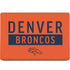 NFL Denver Broncos Orange Performance Series MacBook Skins