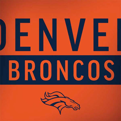 NFL Denver Broncos Orange Performance Series MacBook Skins