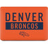 NFL Denver Broncos Orange Performance Series Apple MacBook Pro 16-inch Skin