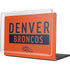 NFL Denver Broncos Orange Performance Series MacBook Cases