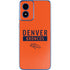 NFL Denver Broncos Orange Performance Series Moto G Play 4G (2024) Skin