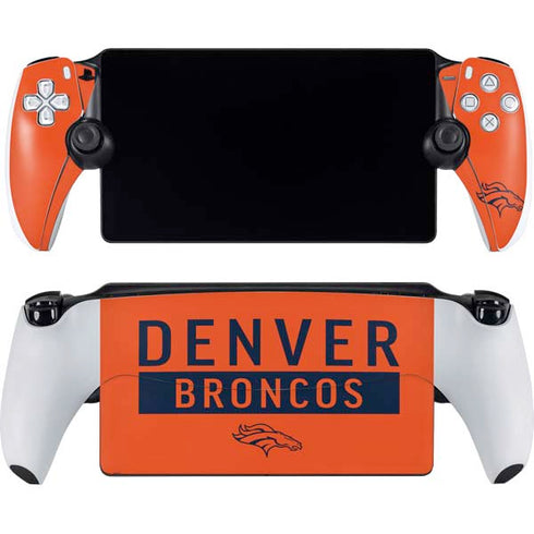 NFL Denver Broncos Orange Performance Series PlayStation Portal Remote Player Skin