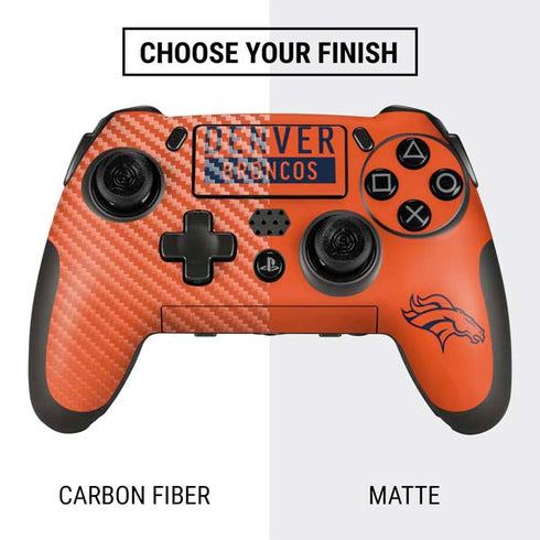 NFL Denver Broncos Orange Performance Series PlayStation Scuf Vantage 2 Controller Skin