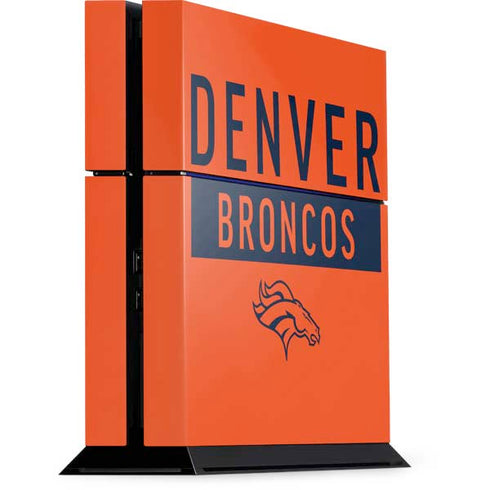 NFL Denver Broncos Orange Performance Series PlayStation PS4 Skins