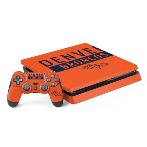 NFL Denver Broncos Orange Performance Series PlayStation PS4 Skins