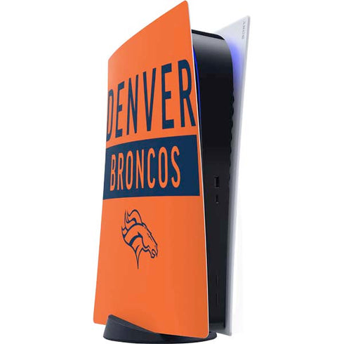 NFL Denver Broncos Orange Performance Series PlayStation PS5 Skins