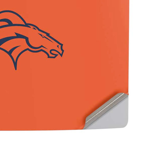 NFL Denver Broncos Orange Performance Series PS5 Pro Disk Console Skin