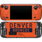 NFL Denver Broncos Orange Performance Series Steam Deck Handheld Gaming Computer OLED Skin
