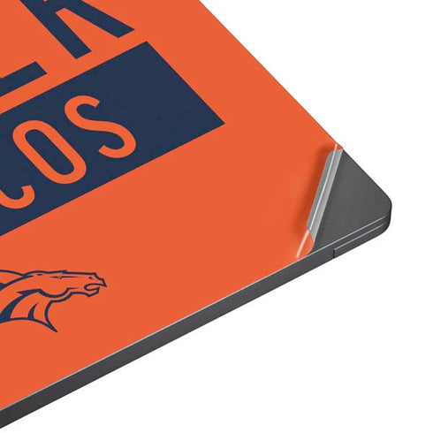 NFL Denver Broncos Orange Performance Series Surface Laptop 7 13.8in Skin