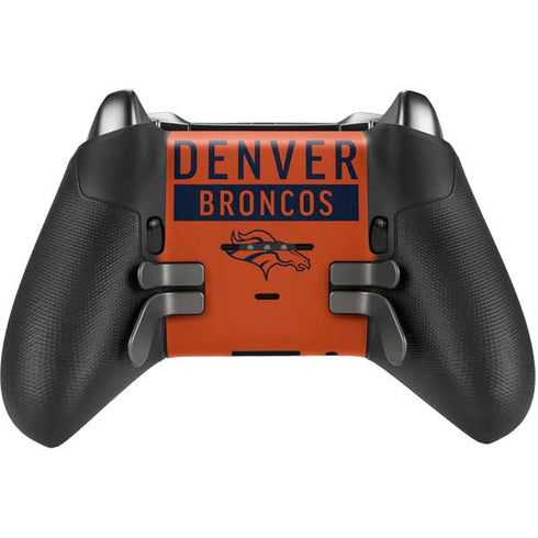 NFL Denver Broncos Orange Performance Series Xbox Elite Wireless Controller Series 2 Skin
