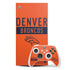 NFL Denver Broncos Orange Performance Series Xbox Series X Skins