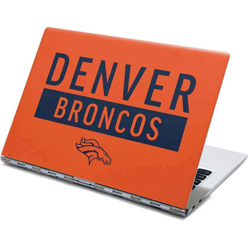NFL Denver Broncos Orange Performance Series Yoga 910 2-in-1 14in Touch-Screen Skin