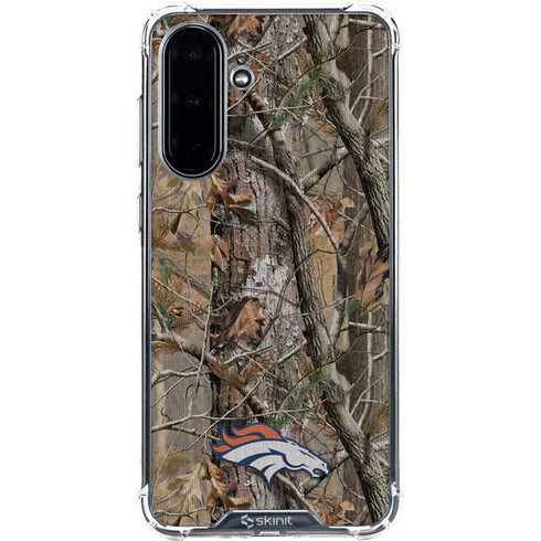 NFL Denver Broncos Realtree AP Camo Galaxy A36 5G Clear Case