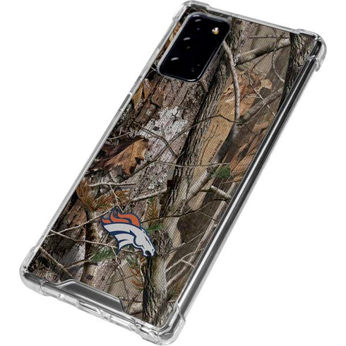 NFL Denver Broncos Realtree AP Camo Galaxy Note20 5G Clear Case