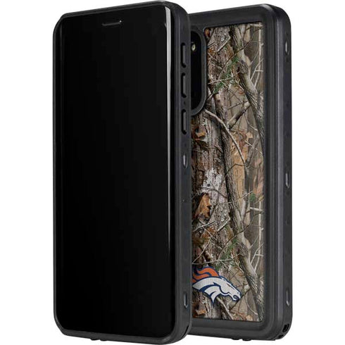 NFL Denver Broncos Realtree AP Camo Galaxy S20 Plus Waterproof Case