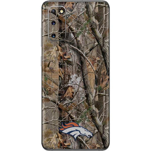 NFL Denver Broncos Realtree AP Camo Galaxy S20 Skin