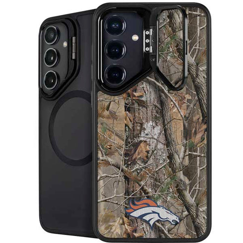 NFL Denver Broncos Realtree AP Camo Galaxy S25 Plus Kickstand Case