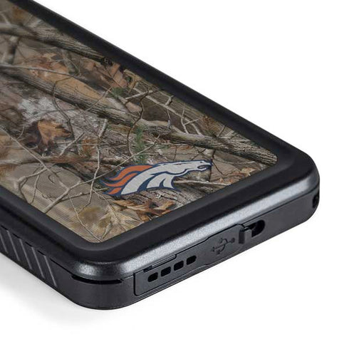 NFL Denver Broncos Realtree AP Camo Galaxy S24 Waterproof Case