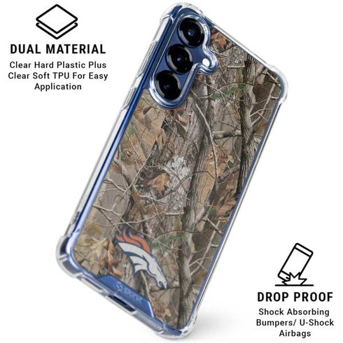 NFL Denver Broncos Realtree AP Camo Galaxy S25 Plus Clear Case