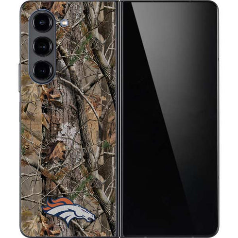 NFL Denver Broncos Realtree AP Camo Galaxy Z Fold5 5G Skin