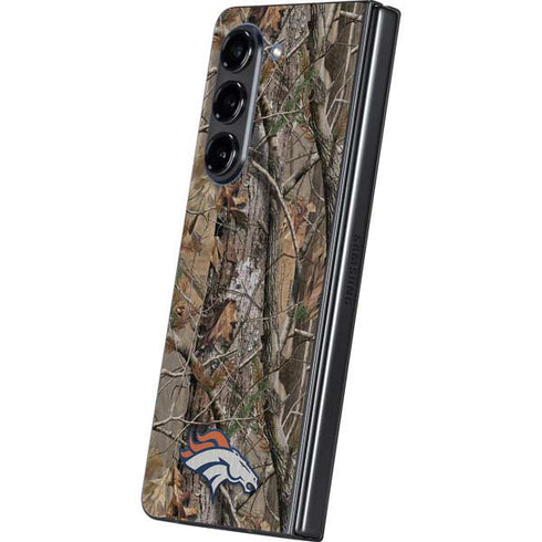 NFL Denver Broncos Realtree AP Camo Galaxy Z Fold5 5G Skin